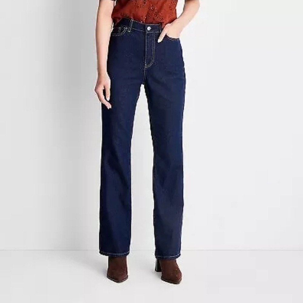 125)Future Collective Women's High-Rise Flare Denim Pants with Reese Blutstein